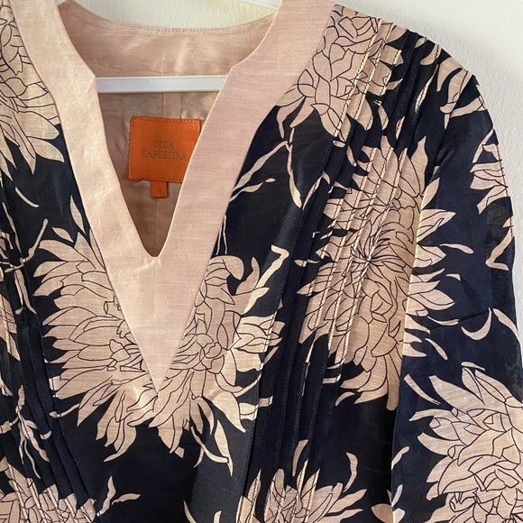 Olga Kapustina Chrysanthenum Dress (black) - Picture 4 of 5